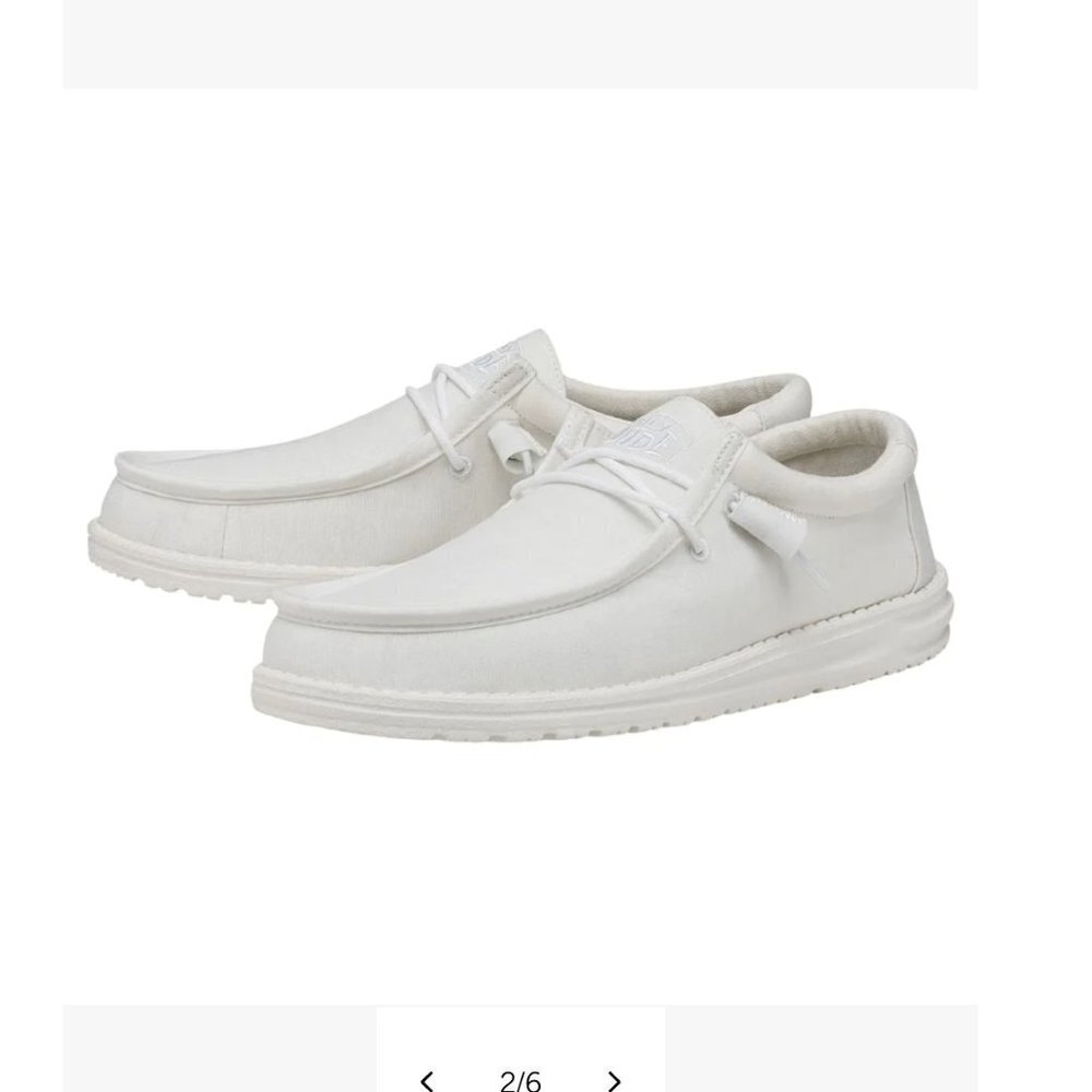 HEY DUDE WALLY slub shoes
